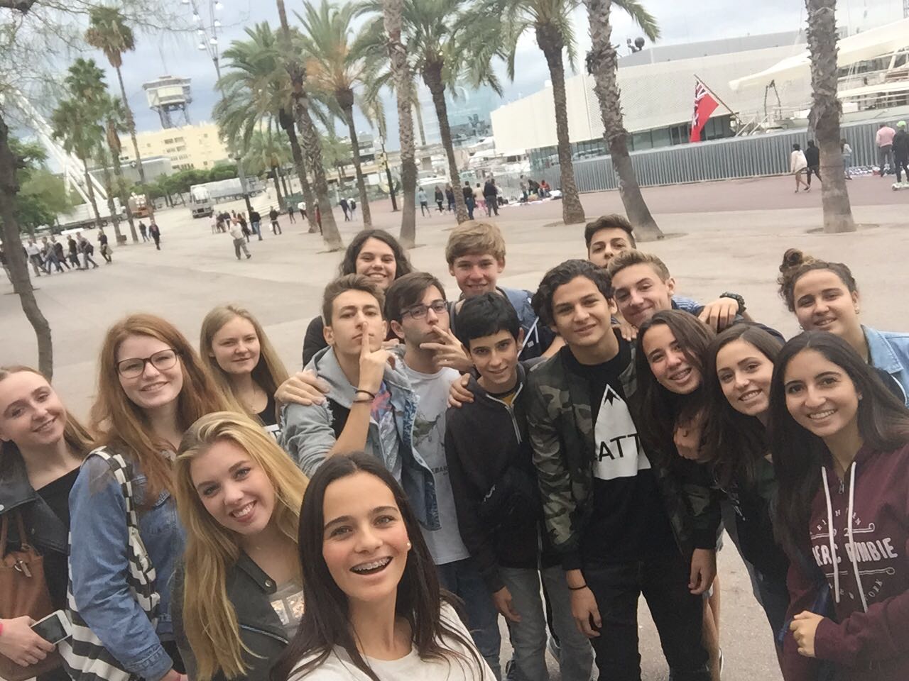 Erasmus-Treffen In Barcelona
