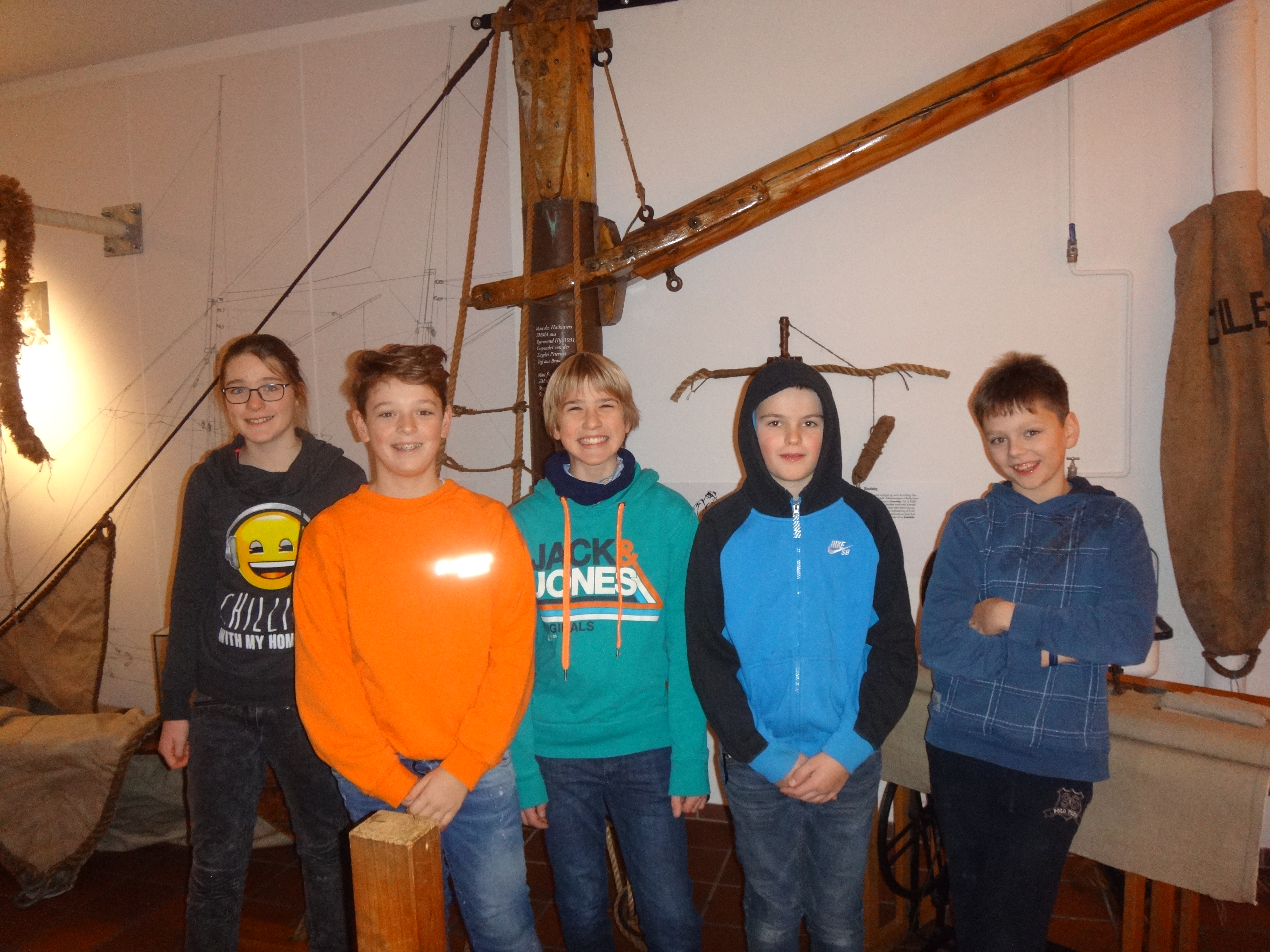 Segel-AG Im Schifffahrts-Museum